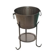 Bac à boissons extérieur en métal de Sunjoy, bronze