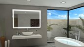 Mirror with LED Lighting - 60